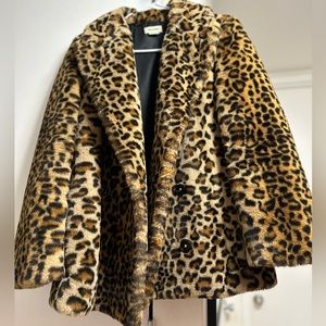 Zadig & Voltaire Leopard Faux Fur Jacket